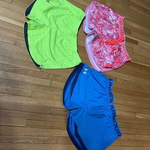 Youth Under Armour Athletic Shorts Set
